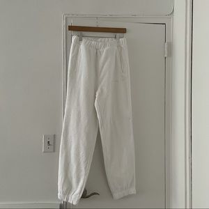 Morning news terry cloth SET! sweatpants& t-shirt